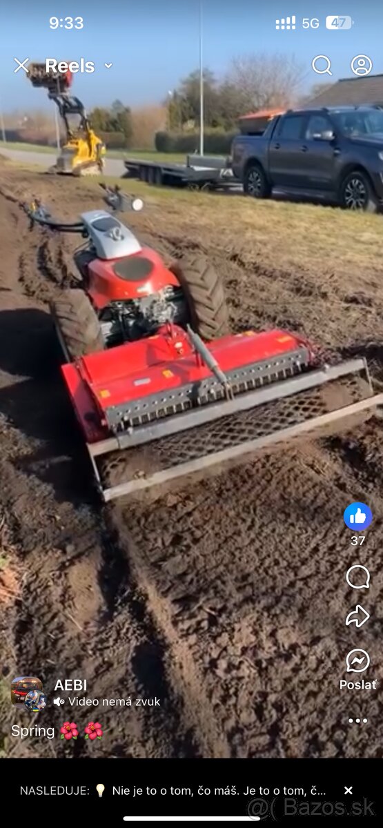 Predám profesionálny nosič náradia AEBI RASANT PROFI GH280 - 11