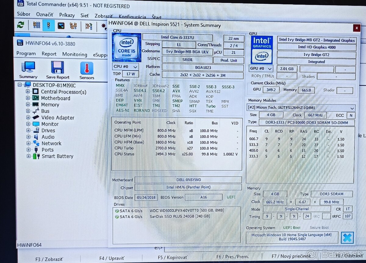 Predám DELL Inspiron 5521 - 11