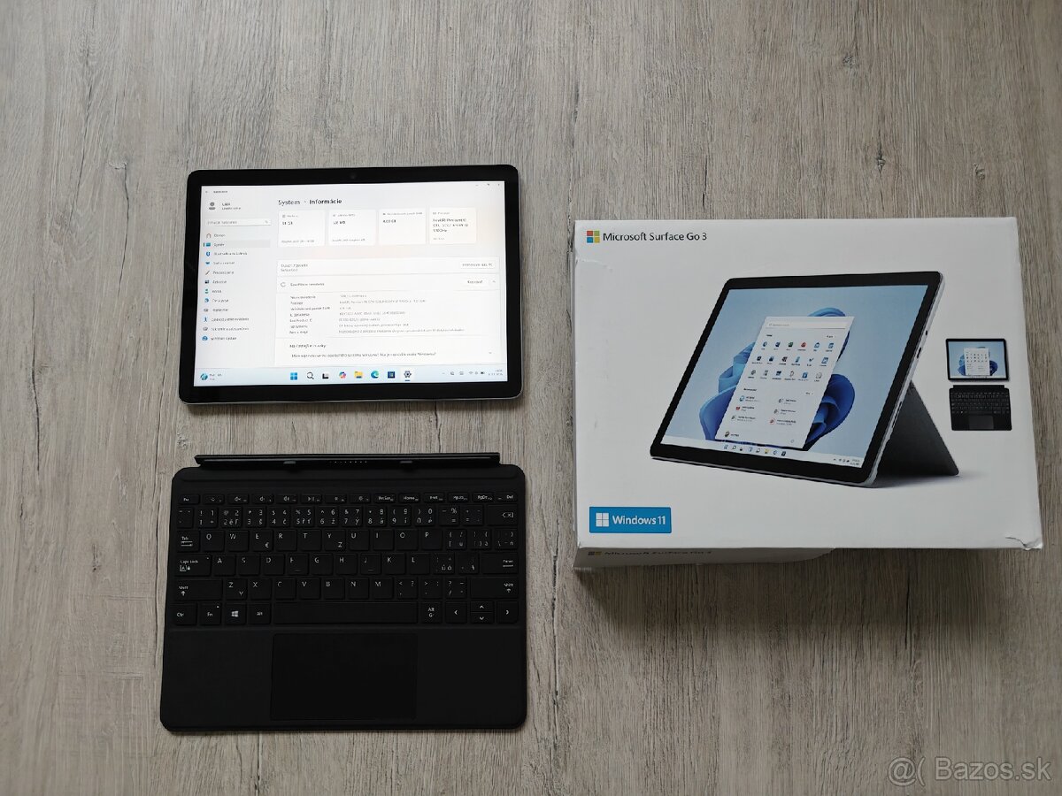 Predám notebook Microsoft Surface GO 3 - 11