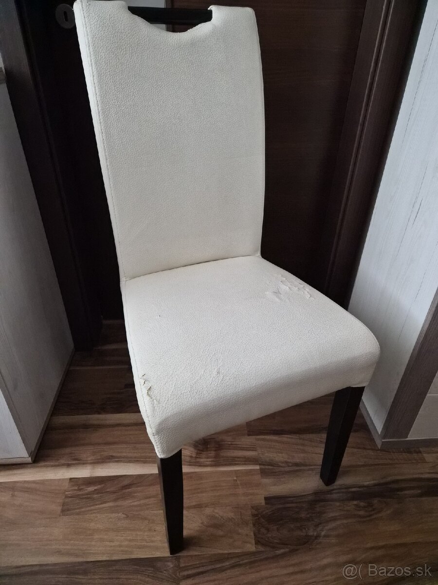 Jedálenské stoličky z ekokože 4ks - 11