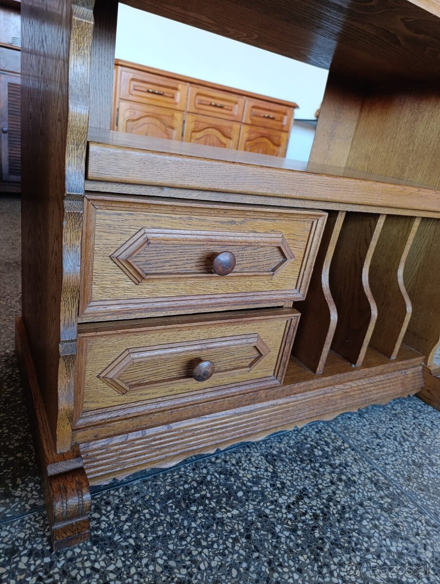 Rustikální komoda, gramodesky, Nábytek s příběhem - 11