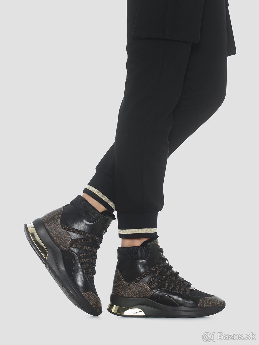 Sneakersy Liu Jo členkové zateplené kožušinkou veľkosť 37 - 11