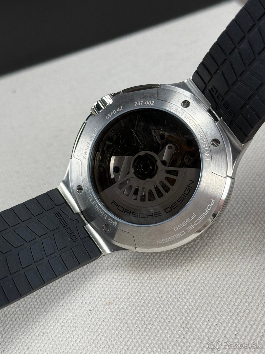 Porsche Design, model P6360 black dial, originál hodinky - 11