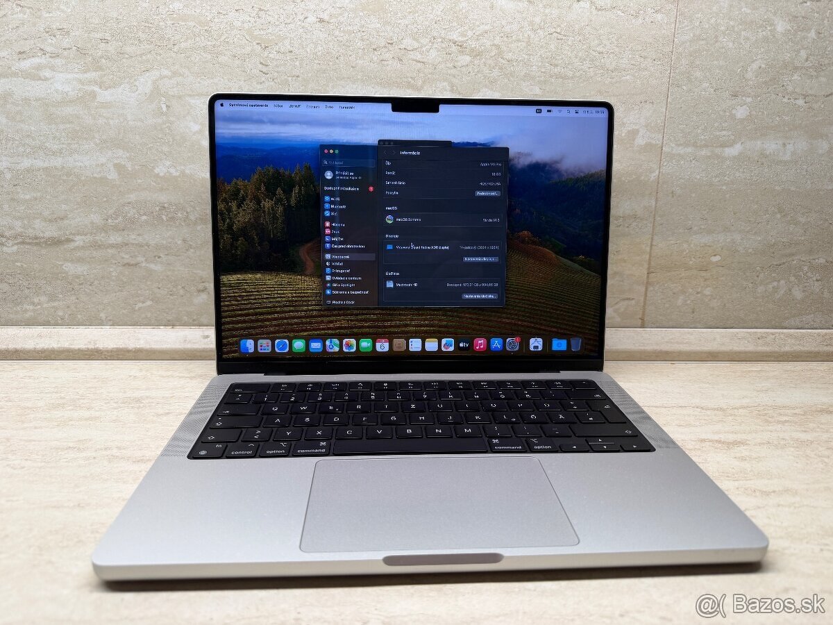 MacBook Pro 14" M3 Pro 18GB/1TB, batéria: 100%, 9 cyklov - 11