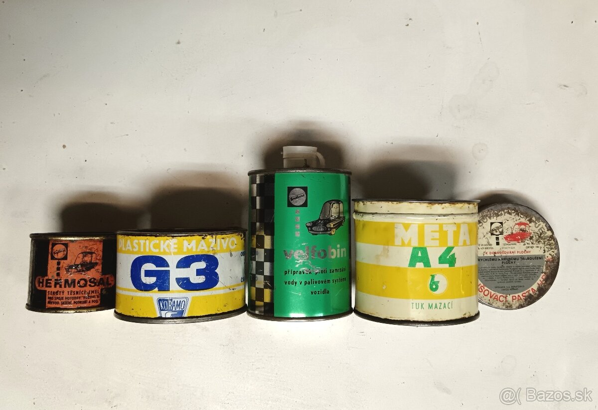 Olejničky, výbava k autoveteránom - 11