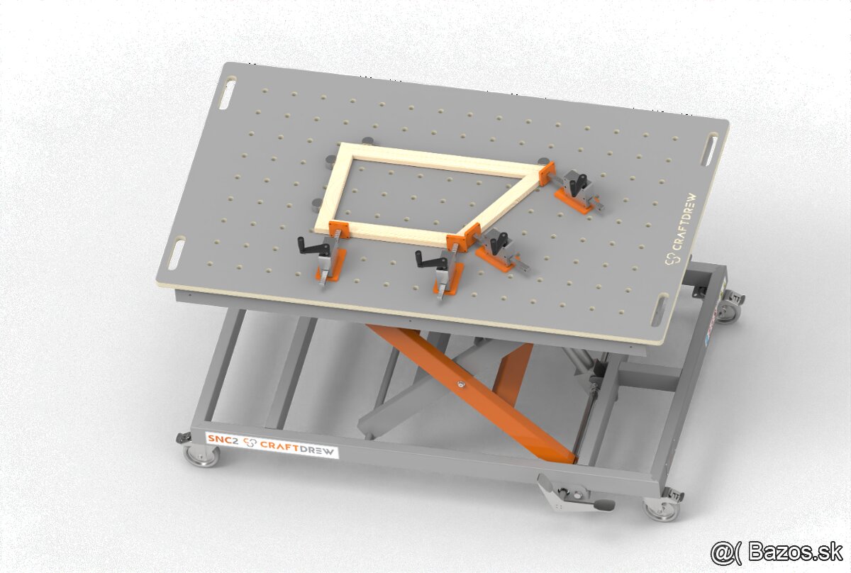 manipulačný vozík, nožnicový stôl, pracovný stôl - 11