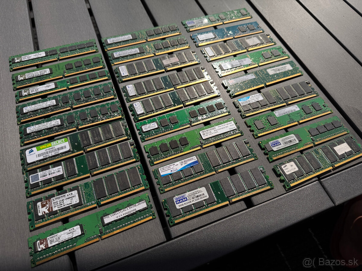 PC RAM pamäte: 256 MB, 512 MB, 1 GB a 2 GB - 11