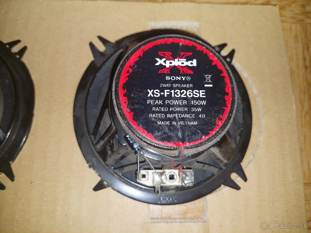 🔊🚗 Predám kvalitné auto reproduktory SONY XS-F1326SE - 11