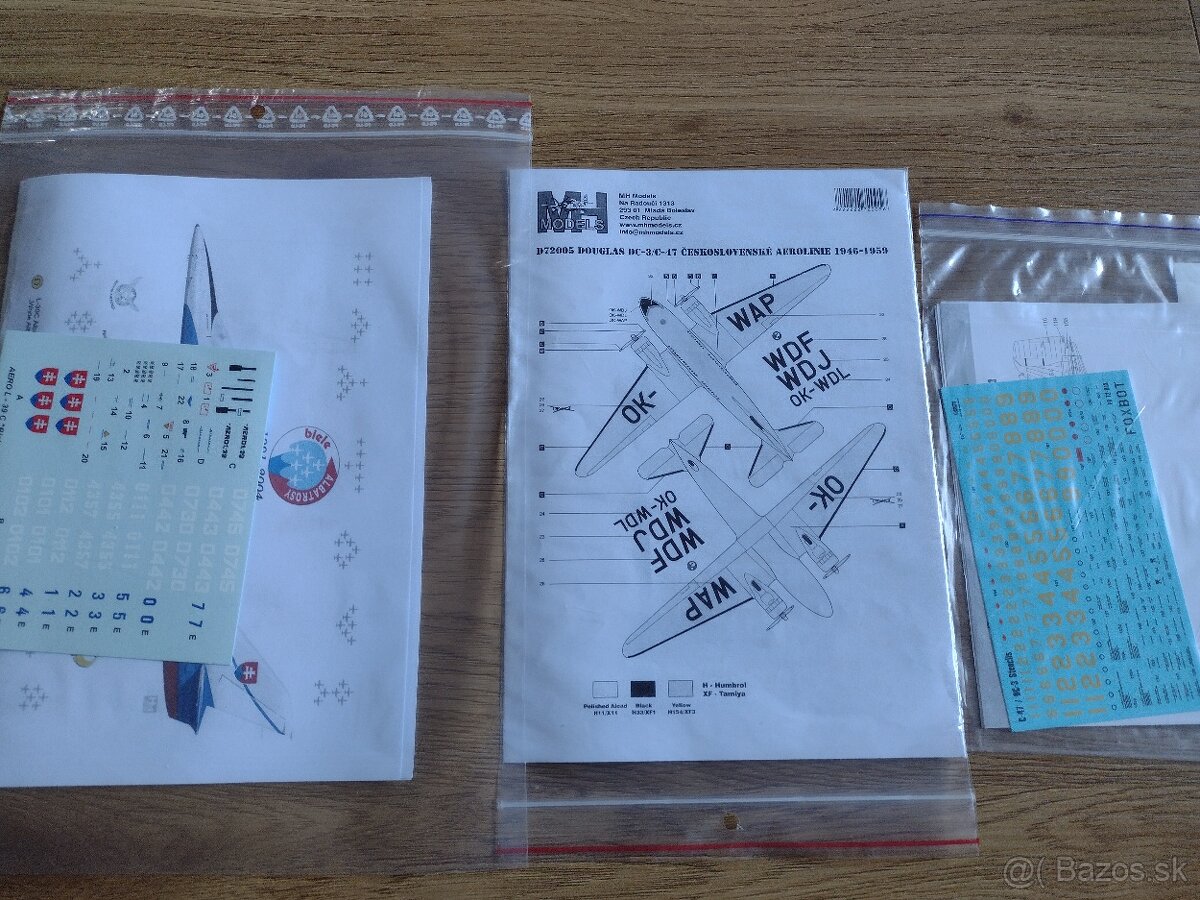 Plastikové modely 1:72 obtlačky - 11