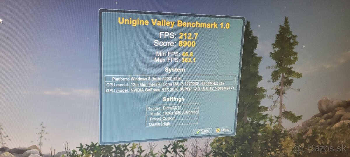 Predám herný PC v 100% stave / i7 + 32GB + RTX2070 SUPER - 11