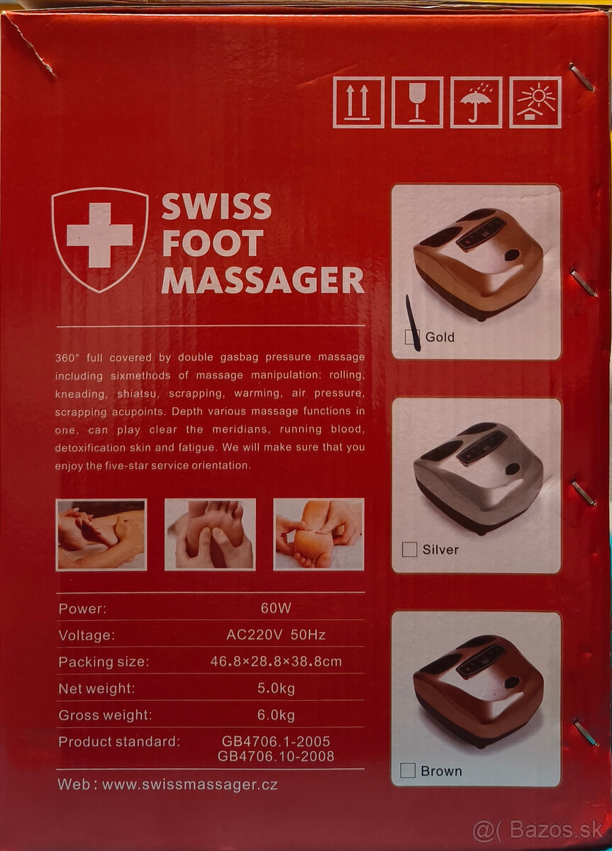 MASÁŽNY PRÍSTROJ SWISS FOOT MASSAGER - 11