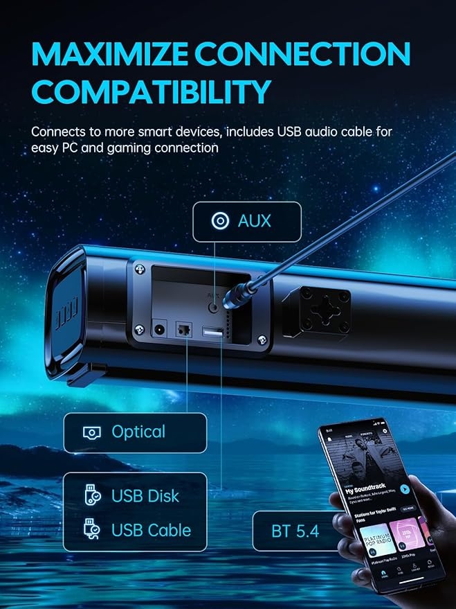 Soundbar MEVOSTO D7-3 – 60 W - 11