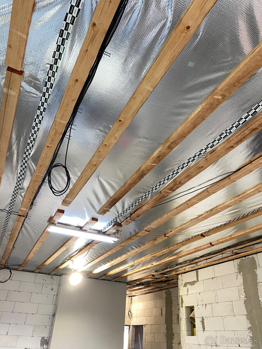 OBNOV DOM striekana fukana pena zateplenie strechy Anhydrit - 11