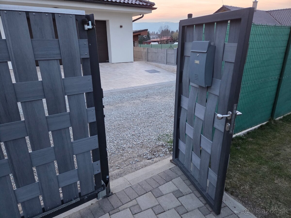 samonosná posuvná brána a bránička - 11