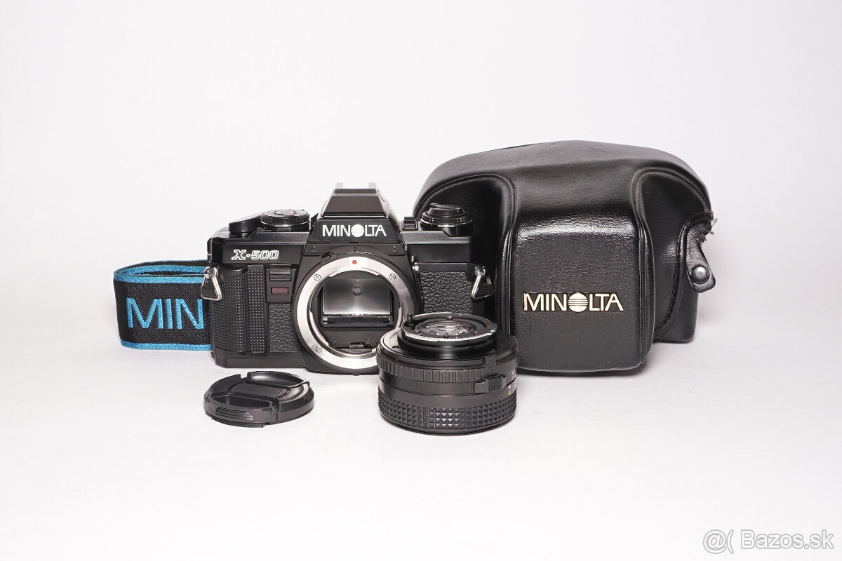 Minolta X-500, MD 50mm/1,7 - 11