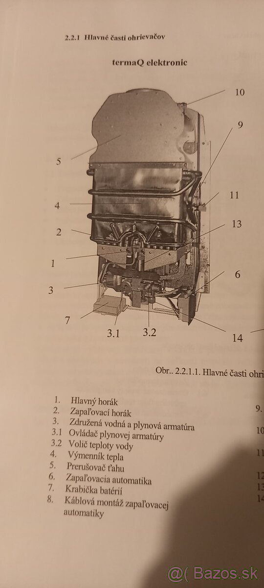Plynový prietokový ohrievač KVART,Ohrievač vody - 11