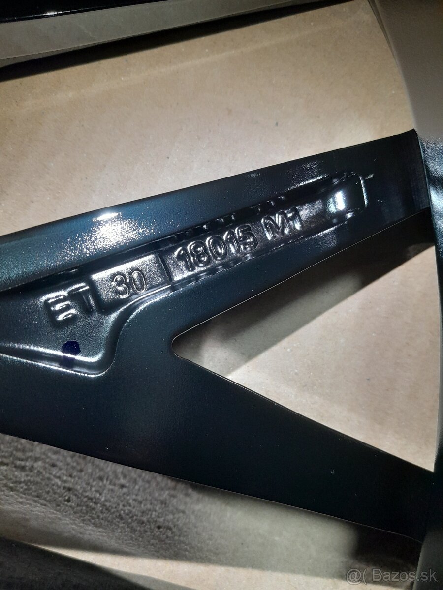 Alu disky R18 5x112 Et30 8J MAM RS4 BP škoda Seat Audi Vw - 11