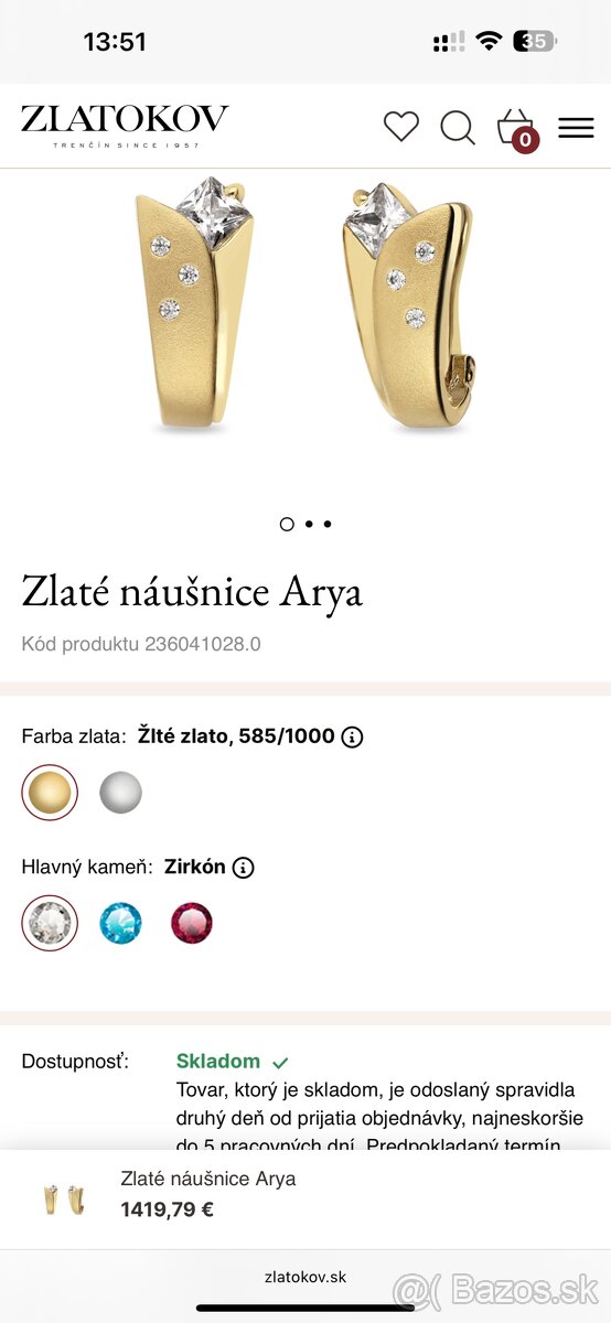 damska súprava zo zlata - 11