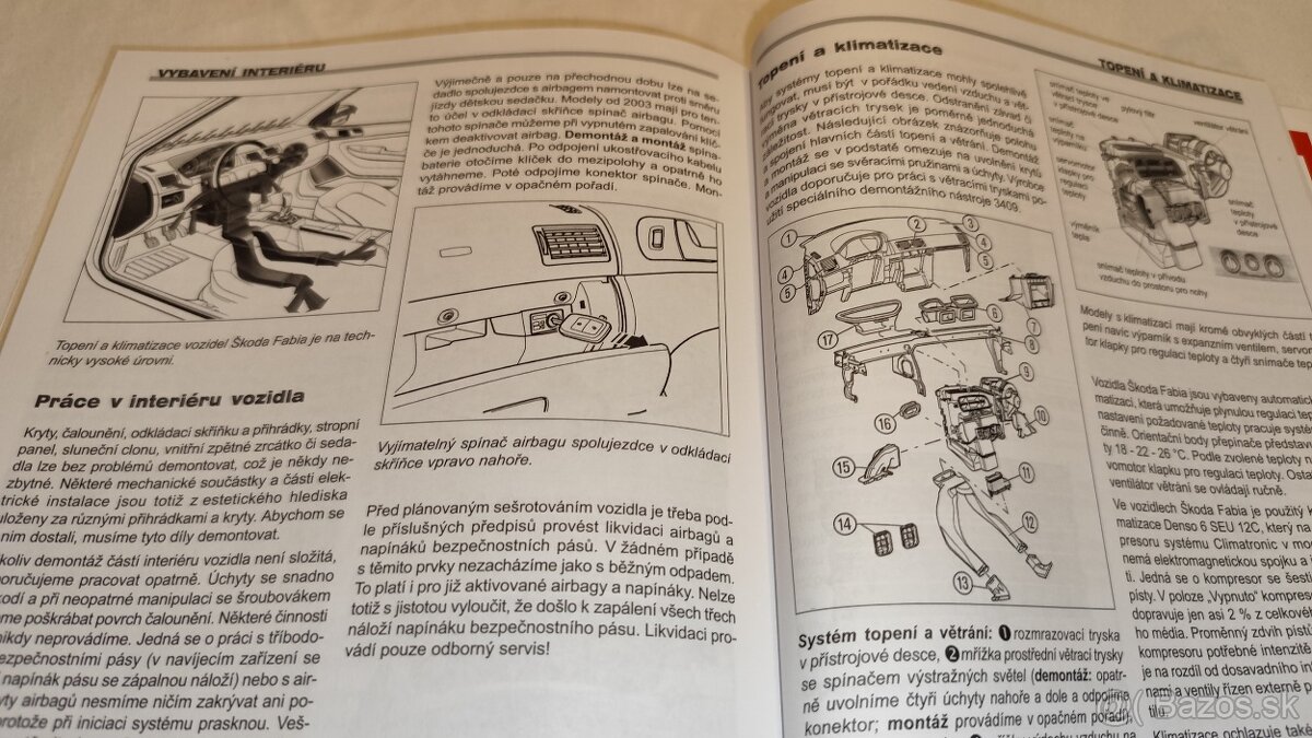 Škoda Fabia 1 - příručka na opravy a údržbu - manuál - 11