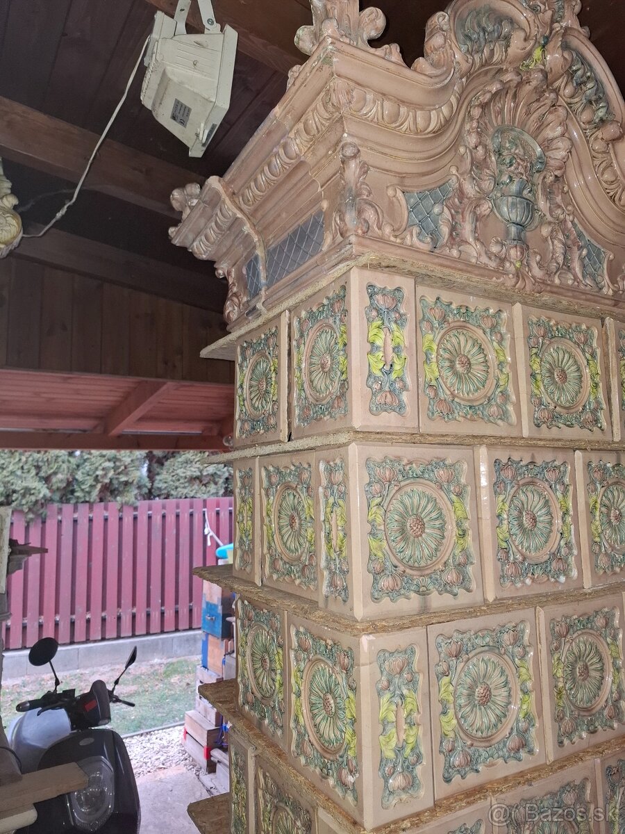 Kachlová pec historická - 11