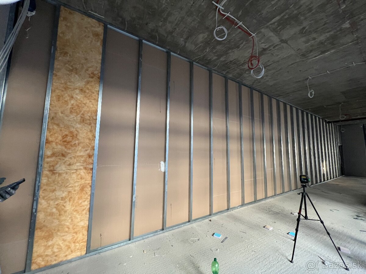 Sádrokartónové práce, dekoračné omietky - 11