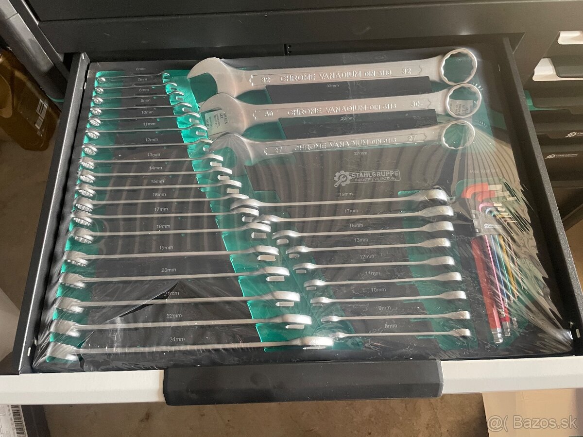 Dielenský vozík Stahlgruppe Jumbo + Aku set náradia - 11