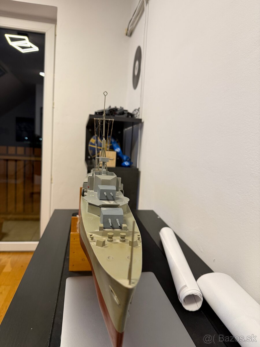 Model lode H.M.S. Cossack (2. svetová vojna) - 11