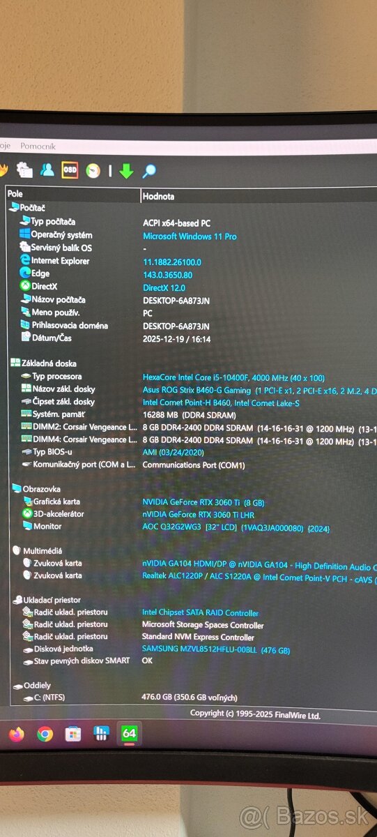 Predám herný PC / TOP stav - 11