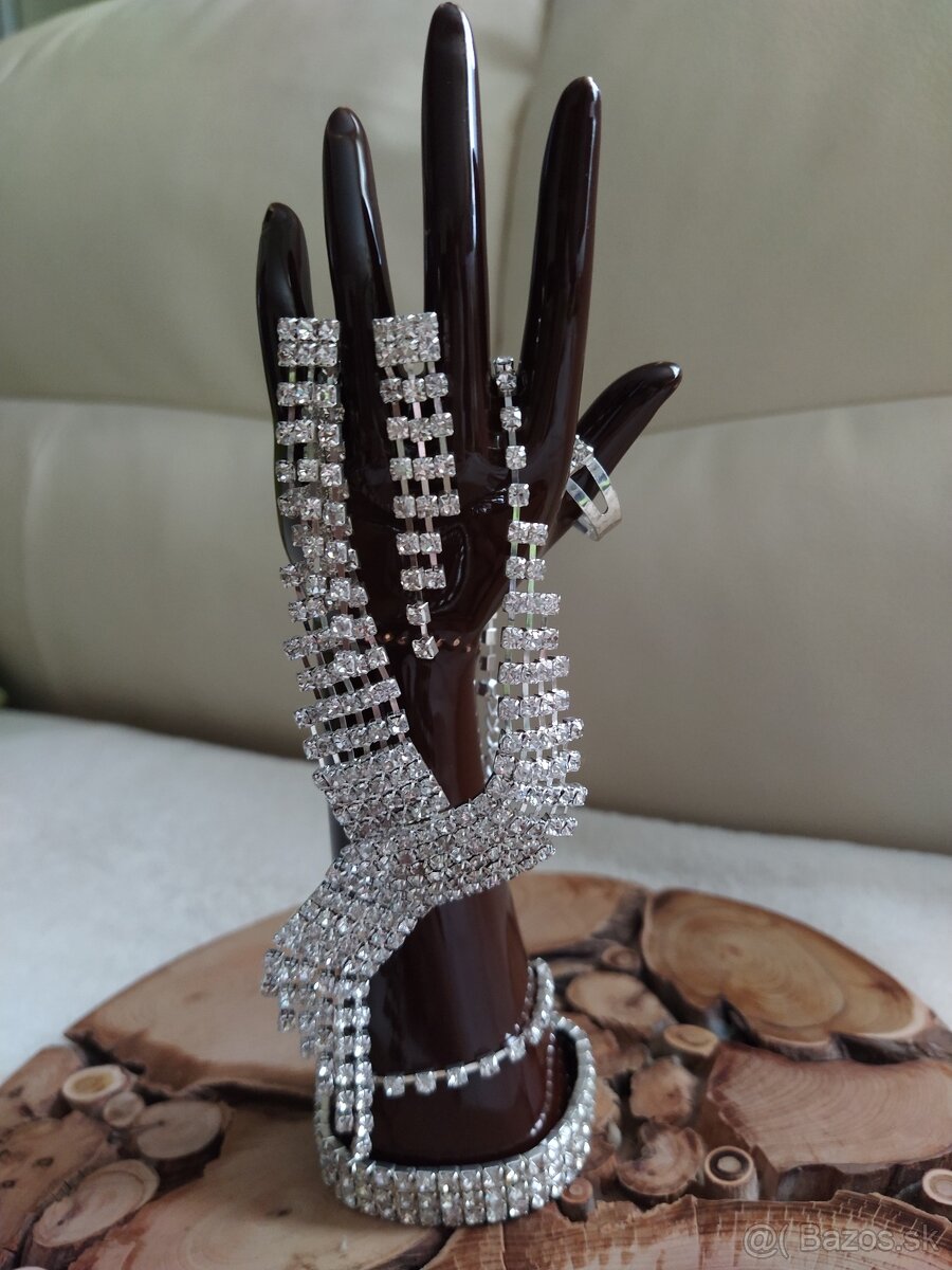 NOVÝ set bižutérie + krabička a brošňa (osobný odber) - 11