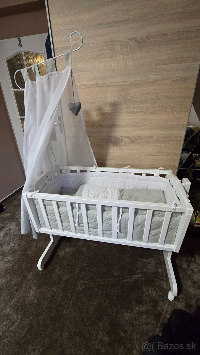 Detská postieľka, kolíska - 11