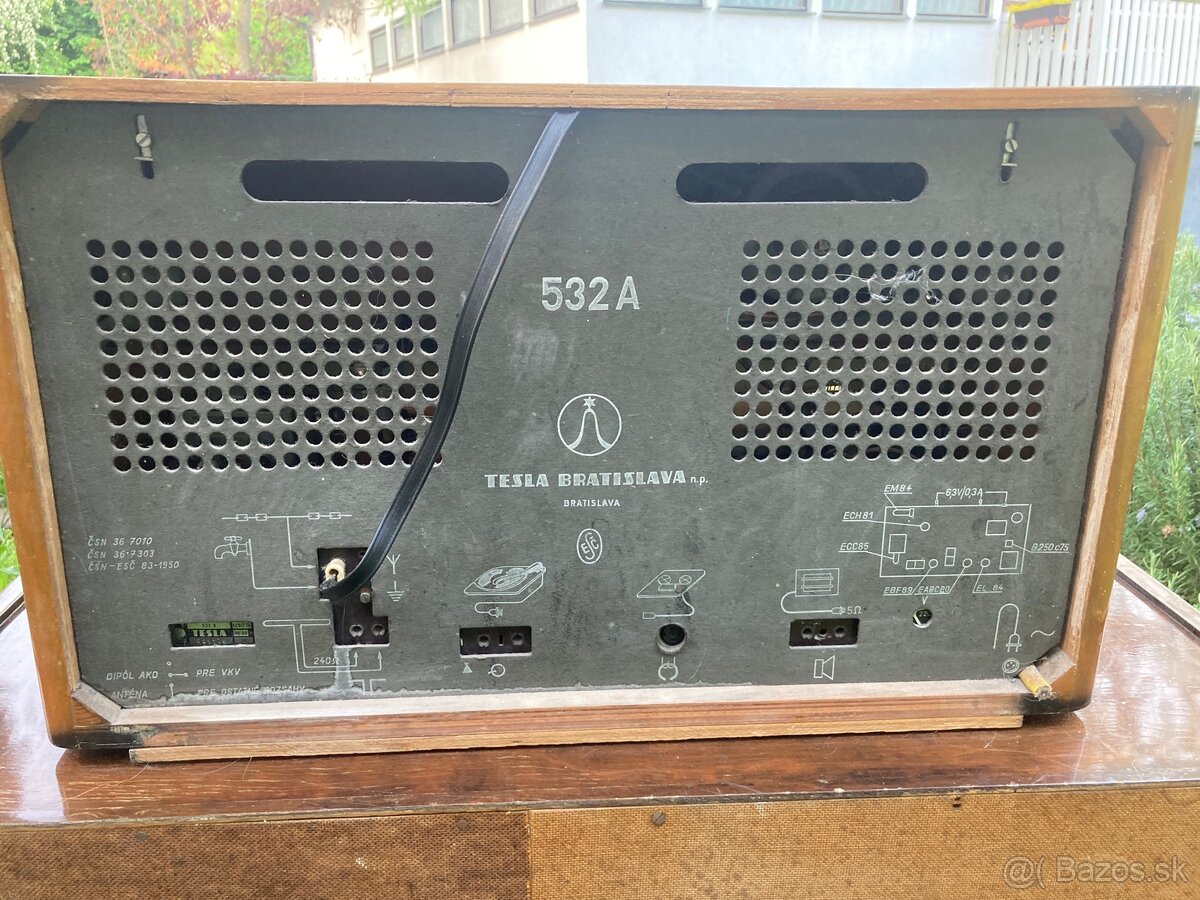 Súprava Supraphon SL21 a Tesla 532A Echo + platne - 11