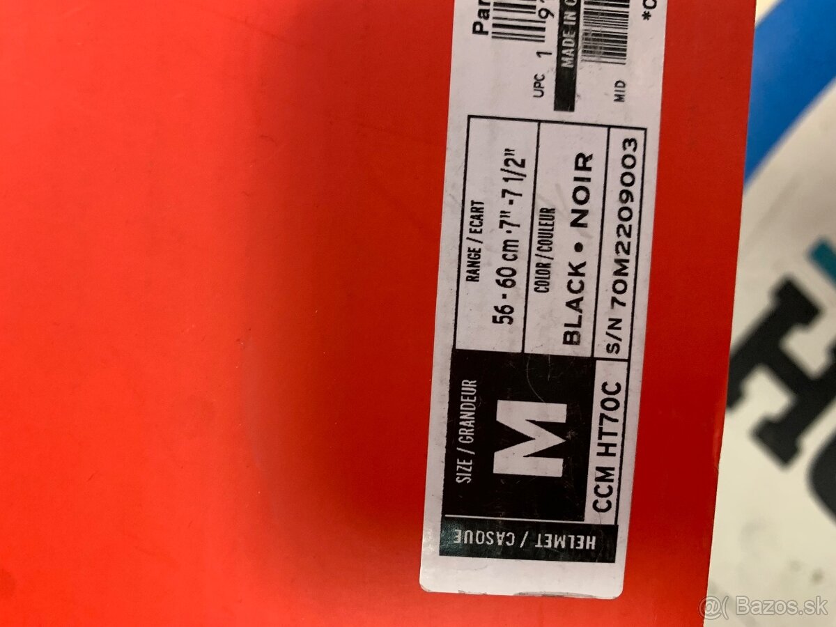 UPLNE NOVA PRILBA CCM TACKS 70 S MRIEZKOU AJ BEZ  - 11