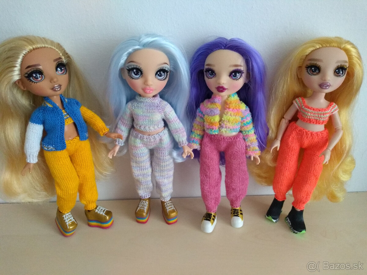 Kožuchy šaty pre bábiky Rainbow high barbie čiapky - 11