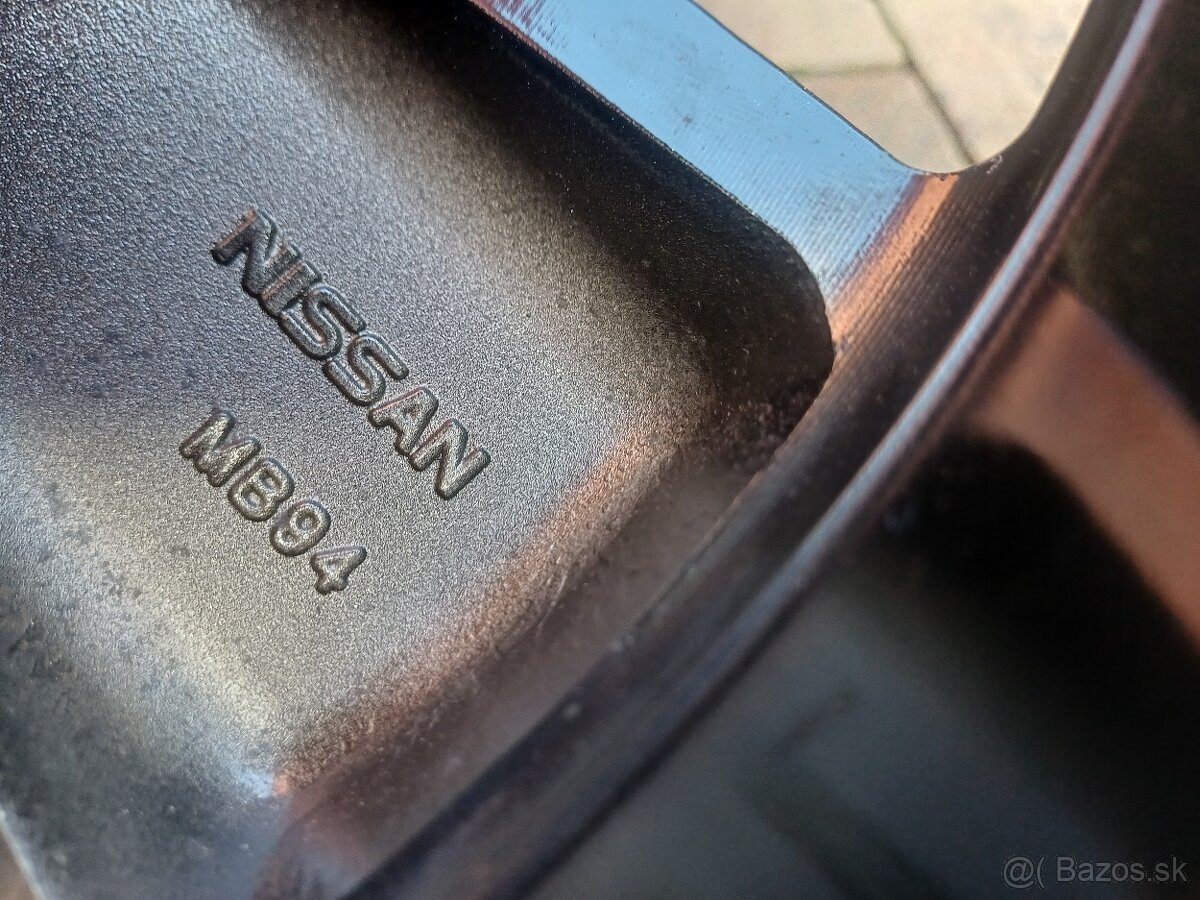 Predám original hliníkové disky Nissan/Dacia-- R18, 5x114,3 - 11