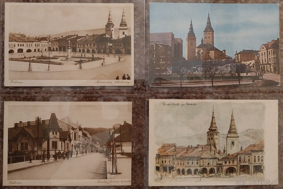 Pohľadnice - ŽILINA (čiernobiele + malý formát) - 11