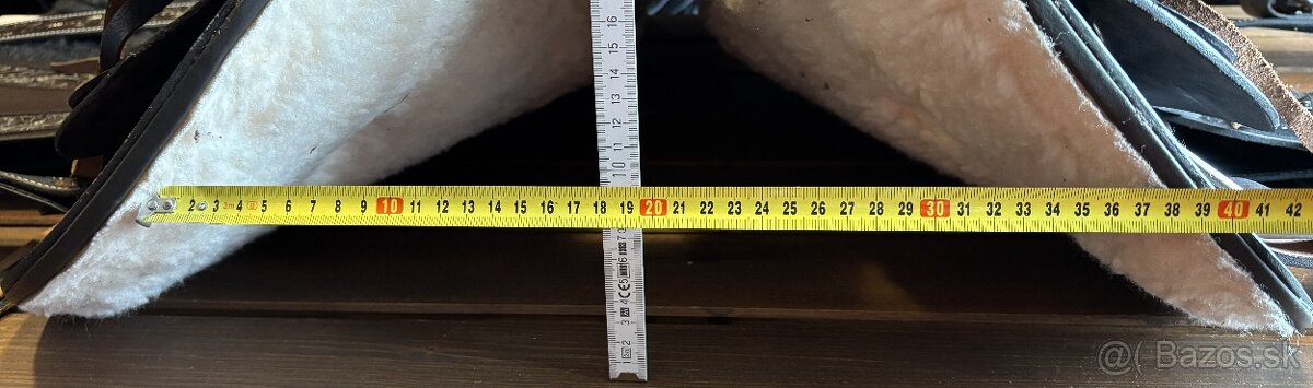 Westernový sedlový komplet 2) černý WADE - 11