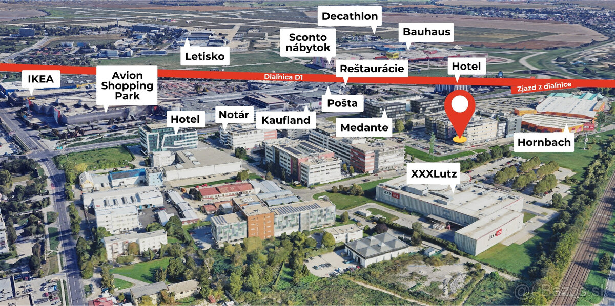 Prenájom prízemného obchodného priestoru 69 m² vo frekventov - 11