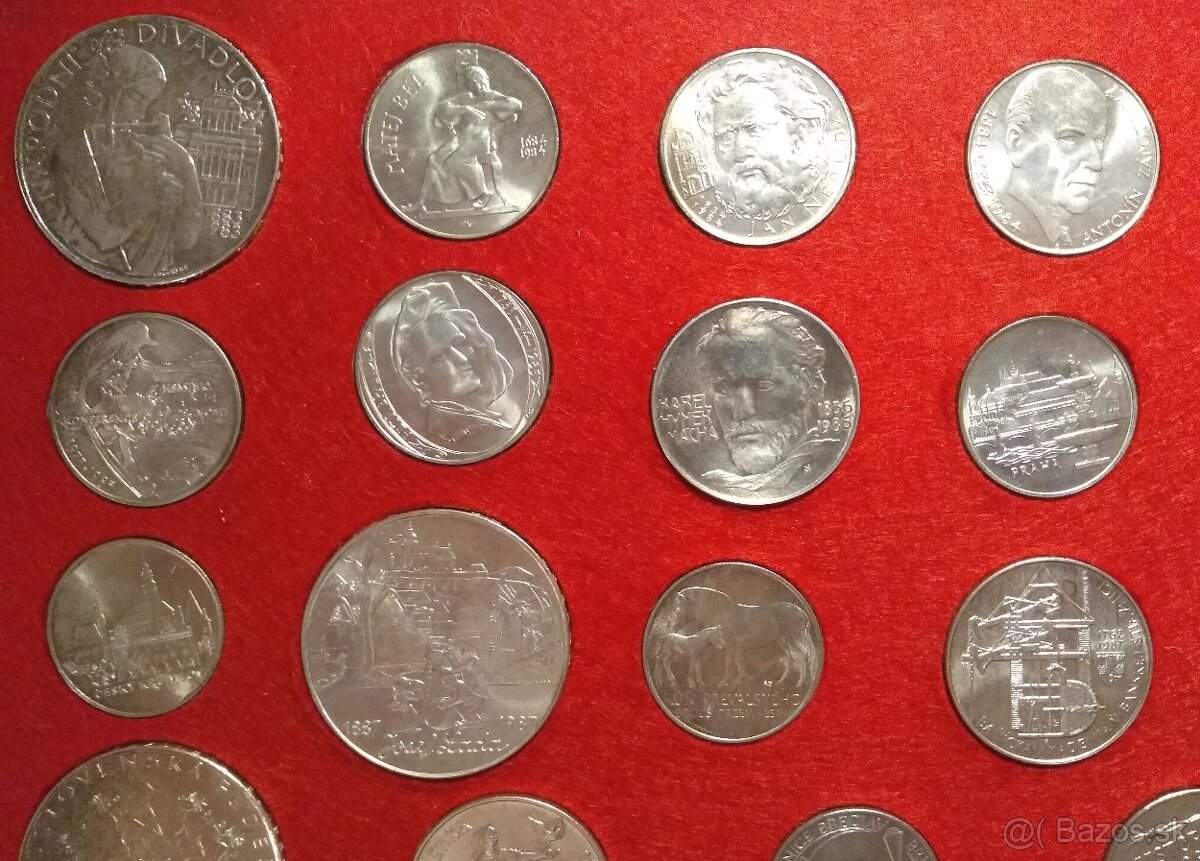 Sada Československých Strieborných mincí 1928-1992 - 11