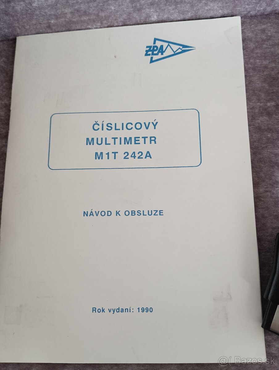 Retro číslicový multimeter M1T 242A - 11