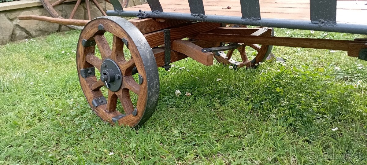 Starý drevený voz - rebriňak - 11