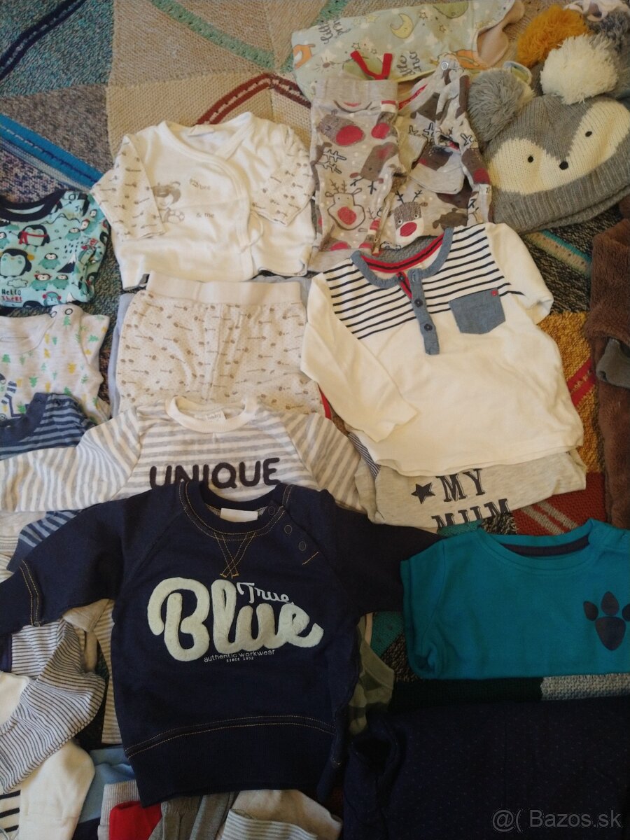 Balík chlapčenkého dojčenského oblečenia veľ. 56-68 - 11