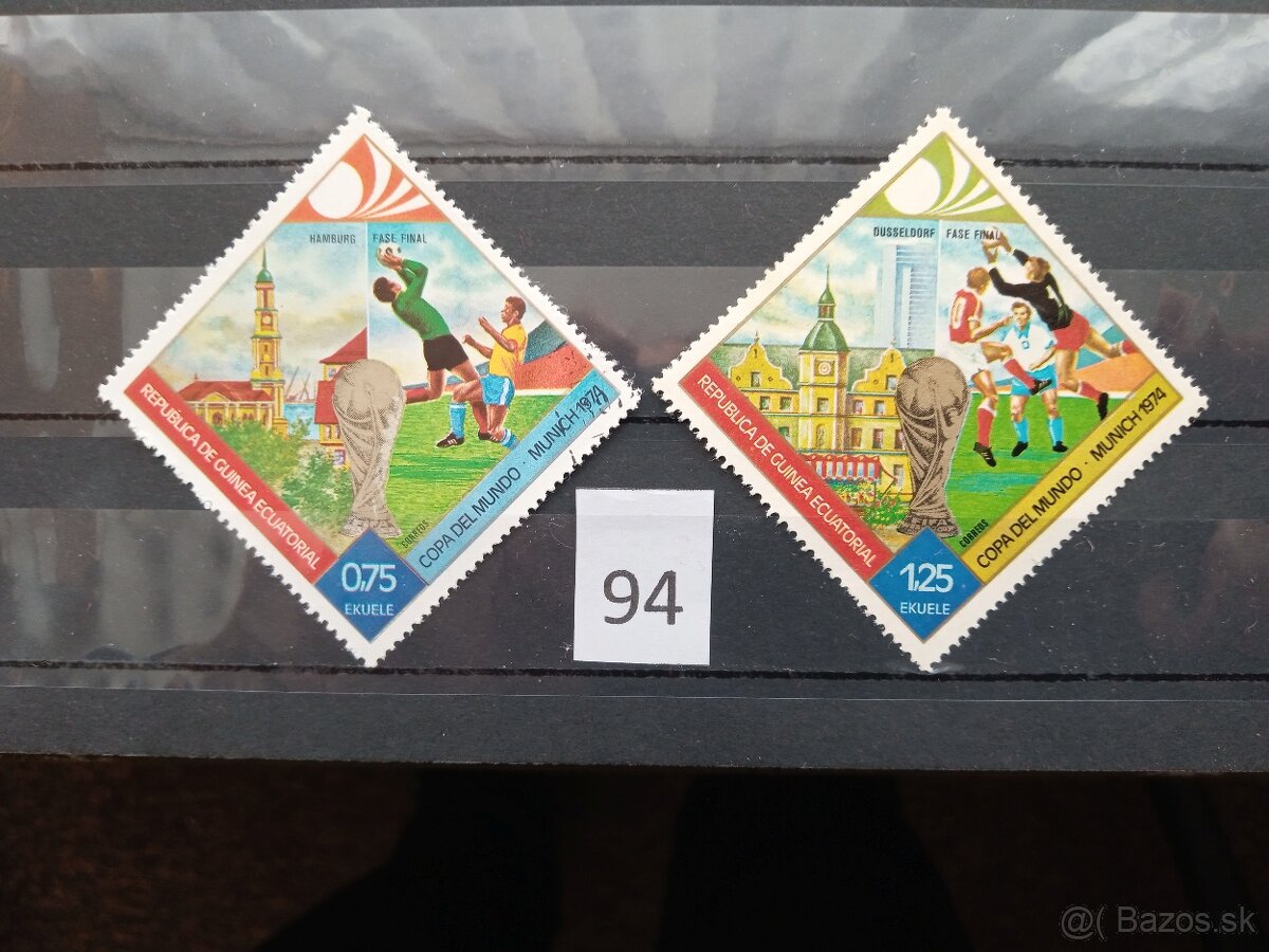 Poštové známky č.584 - AFRICKÉ ŠTÁTY - V. - 19 ks sérií - 11