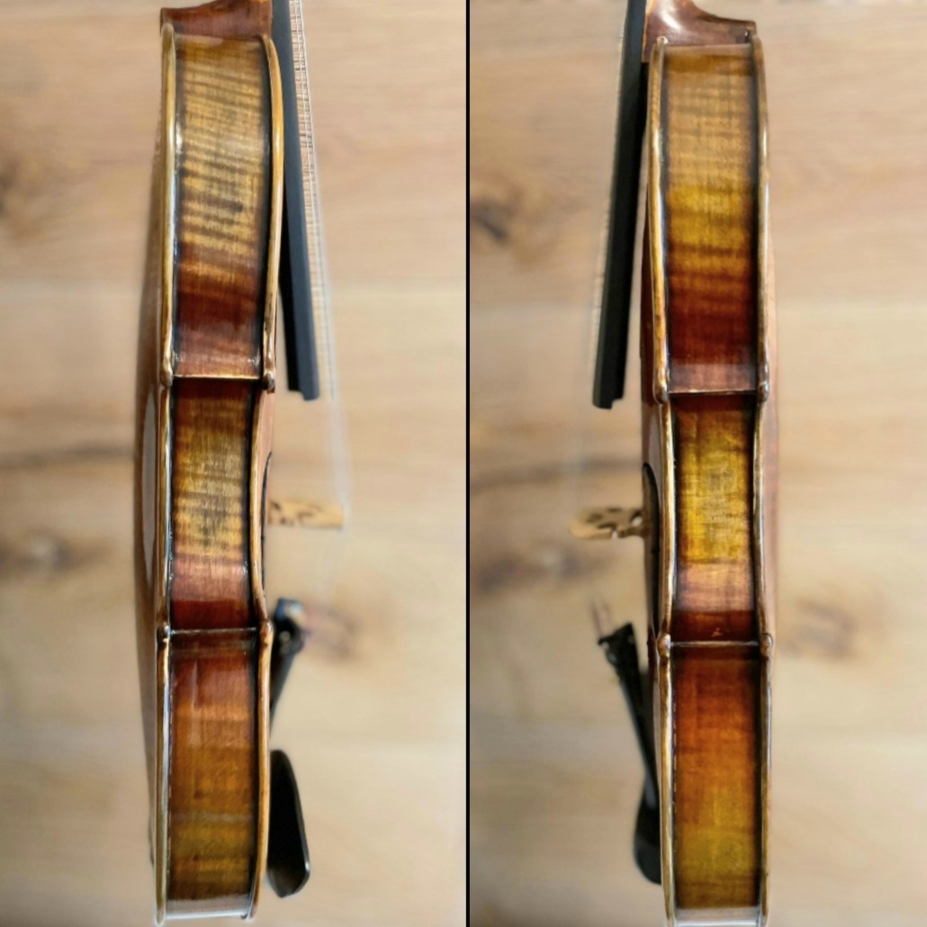 husle 4/4 model Stradivari ( olejovy lak) - 11