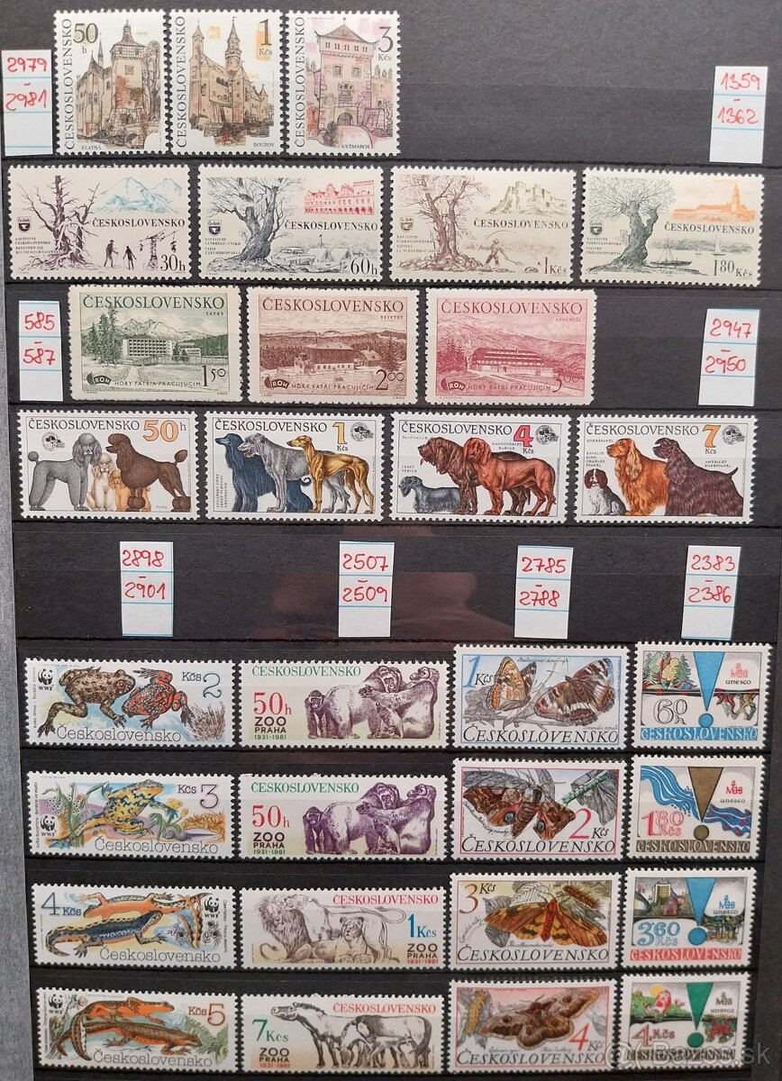 Známky ČESKOSLOVENSKO – 4 - 11