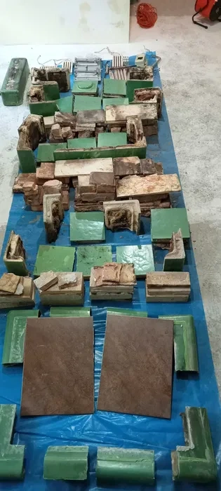 Kachlova pec, kachle, dobry stav, nova cena - 11