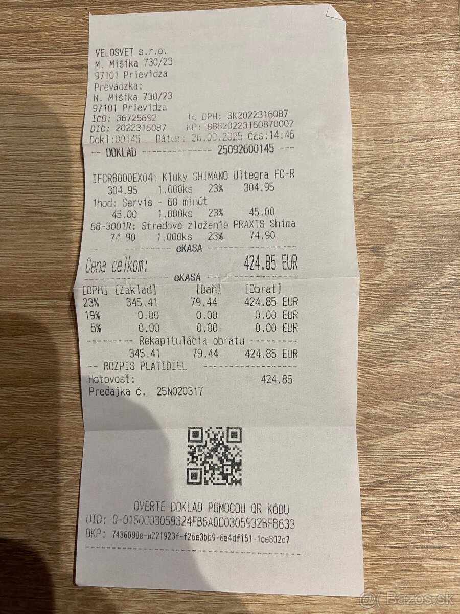 Cestný karbónový bicykel - 11