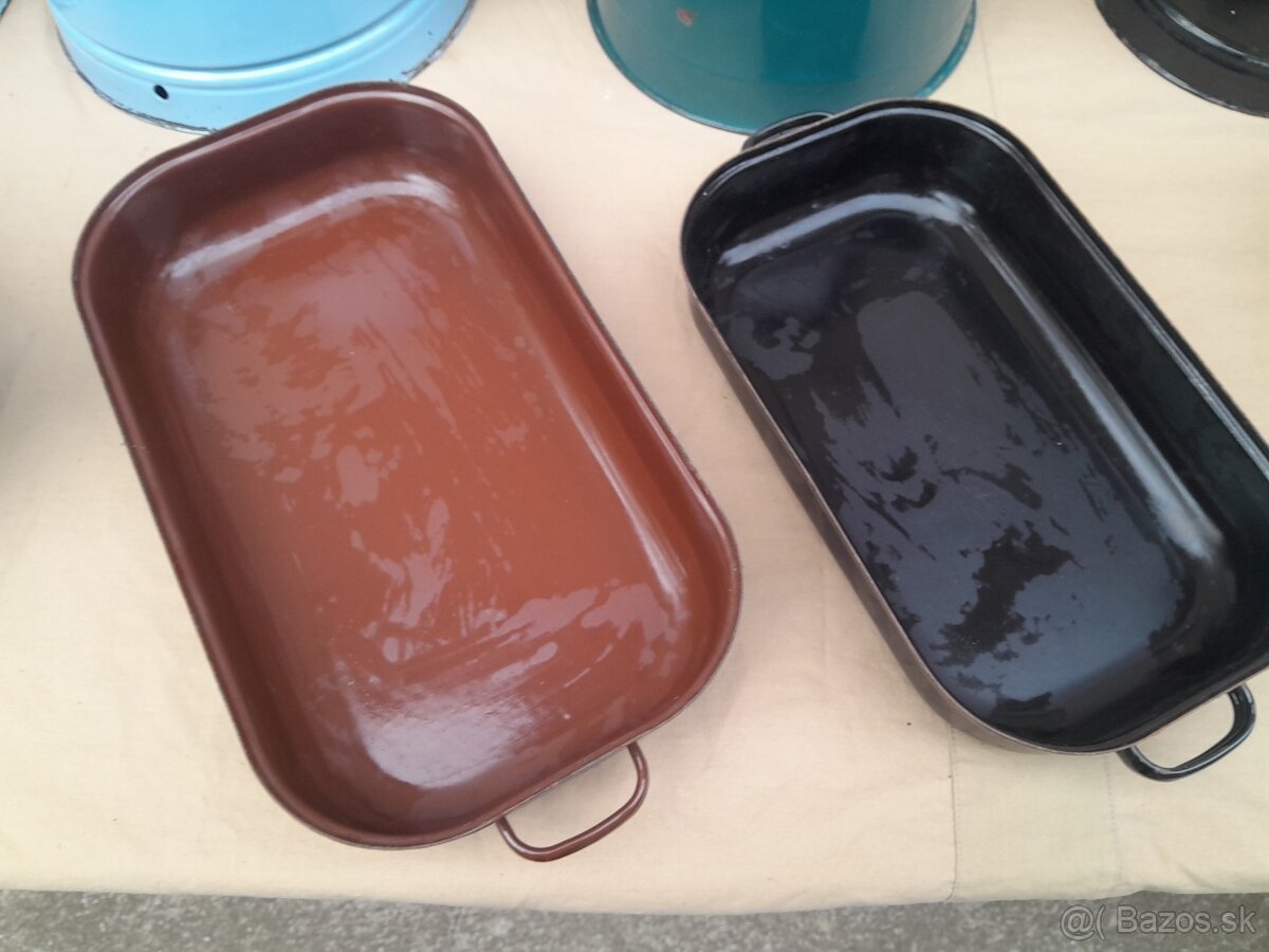 Smaltované riady chalupárske dekorácie . - 11