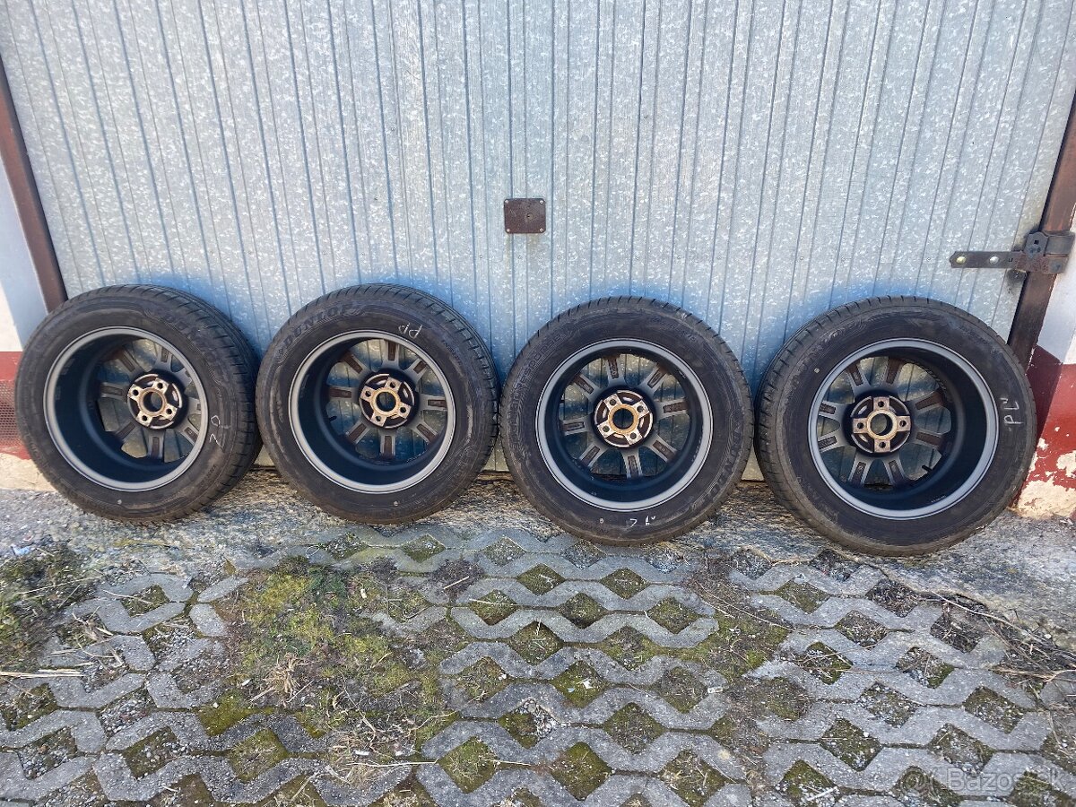 Ponúkam letné pneu DANLOP na diskoch MAK - 11