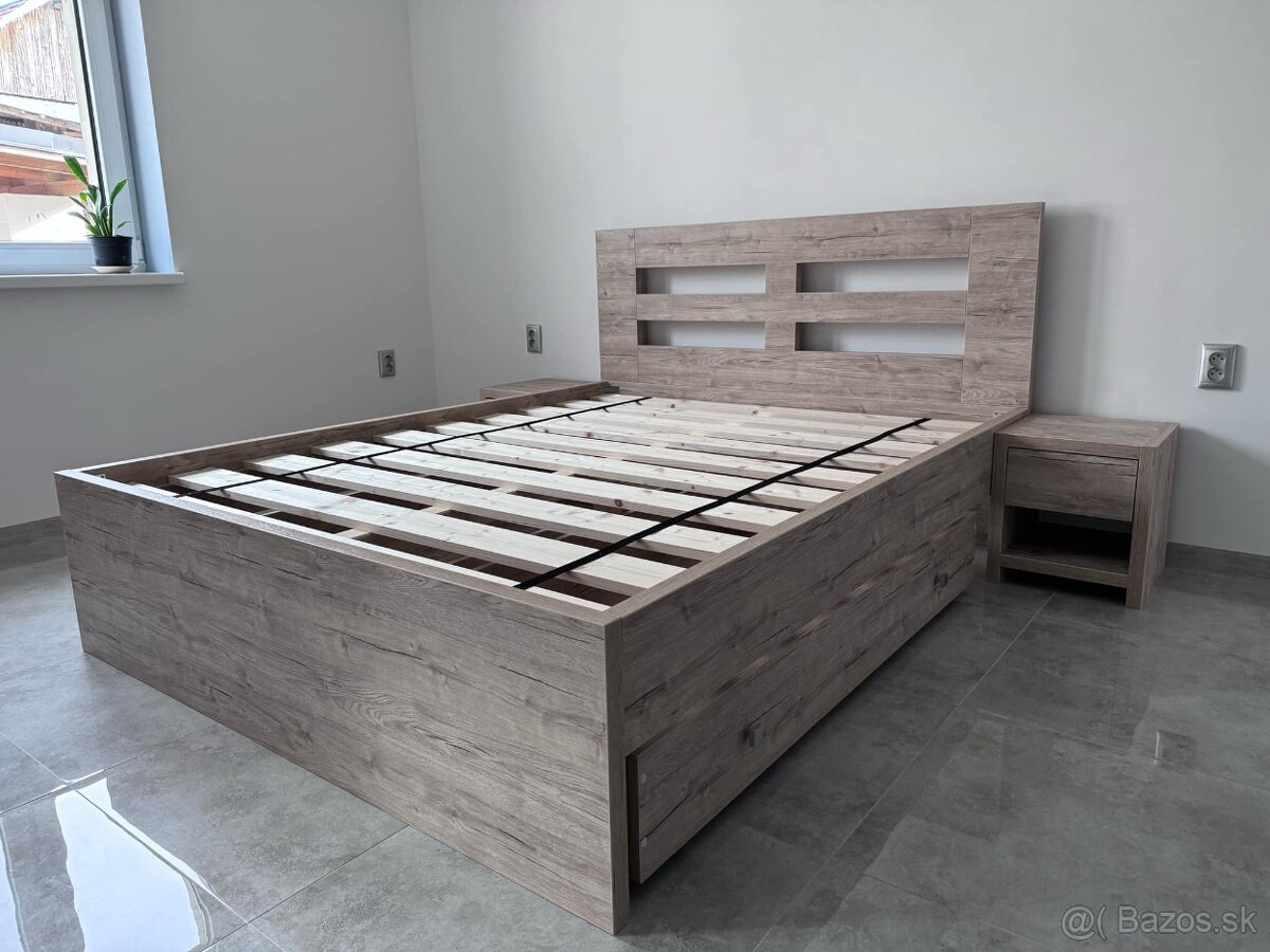 Predám kvalitné manželské postele - rôzne rozmery - NOVE - 11