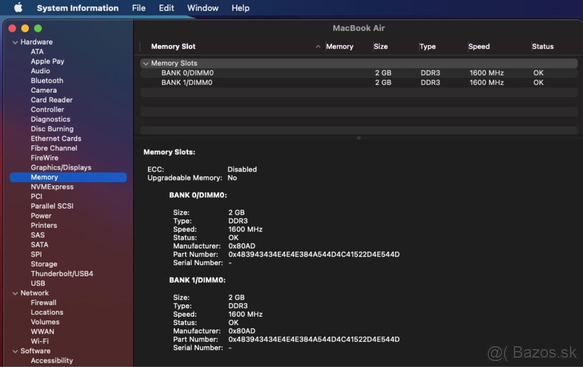 Predám MacBook Air 13" (Mid 2013) + 128GB JetDrive karta - 11